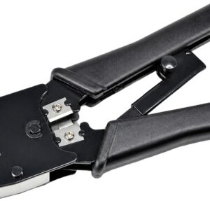 לוחץ מחבר טלפוניה RJ12/RJ11 ורשת CAT5/CAT6