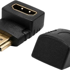 מתאם HDMI ב-90 מעלות נקבה לזכר - ישירות למטה