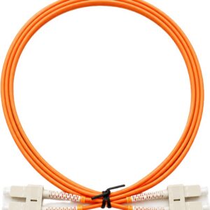 מגשר אופ' SC-D/SC-D OM2 MM Duplex כתום 10מ'
