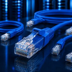 כבל רשת מגשר FTP CAT6 כחול 10מ'