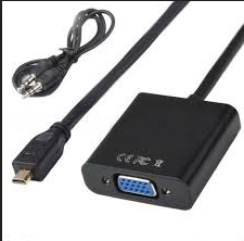 ממיר HDMI ל VGA תומך רזולוציה עד 1080Pכולל אודיו