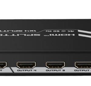 מפצל מגביר HDMI 1:4 תומך 4K@60Hz