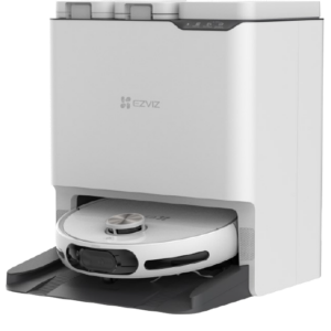 שואב שוטף רובוטי EZVIZ CS-RS20-Max — שטיפה מים חמים, ייבוש, מילוי מים אוטומטי