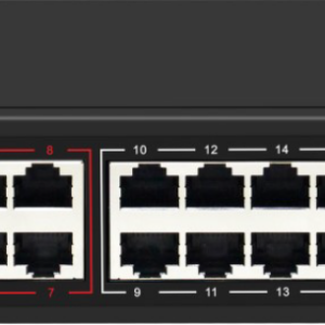 מתג POE 24 פורט גיגה + 2×SFP 300W BoostLink