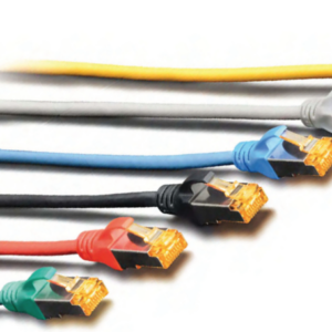 כבל רשת מגשר FTP CAT6A צהוב 0.3מ'