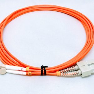 מגשר אופ' LC-D/SC-D OM2 MM Duplex כתום 2מ'