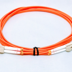מגשר אופ' LC-D/LC-D OM2 MM Duplex כתום 1מ'