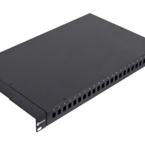 פנל אופטי 1U שחור 24 LC זוגיSC יחיד