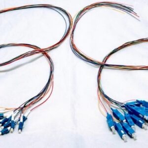 מארז 12 פיגטייל Simplex בצבעים SM/UPC מחבר LC מטר 1