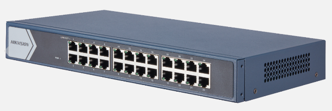 מתג גיגה 24 פורט Plug&Play מארז מתכת RM Hikvision | DS-3E0524R-O