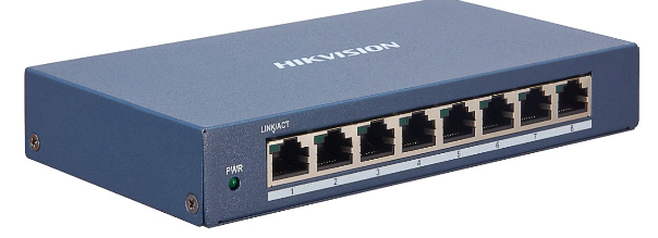 מתג L2+ מנוהל בענן EI 8 פורט V2 Hikvision | DS-3E1508-EI