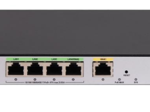ראוטר מקצועי 5 פורט ניהול עד 100 משתמשים בענן POE VPN