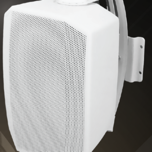 רמקול תיבה חיצוני מוזיקלי 5.25' POLMAN IN/OUTDOOR, עוצמה 135W, בורר מצב 8 Ohms או שנאי קו, IP65, מתקן תליה מיוחד 3 מצבים צבע לבן מחיר ליחידה אחת