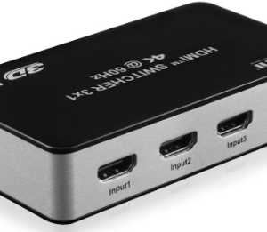 קופסת מיתוג HDMI 3:1 תומך 1080P אריזת בליסטר